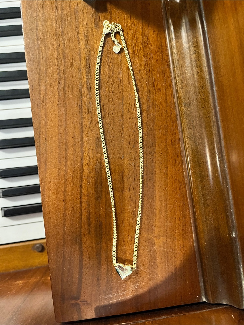 Gorjana Gold Heart Charm Necklace